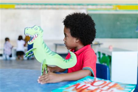 Children learning in classroom